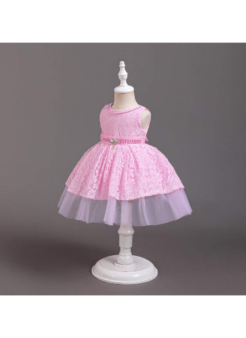 Children's Party Dresses Age 1-6 Summer Girls Dacron Skirt
