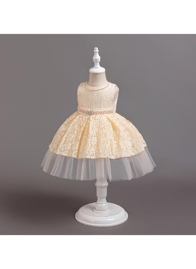 Children's Party Dresses Age 1-6 Summer Girls Dacron Skirt