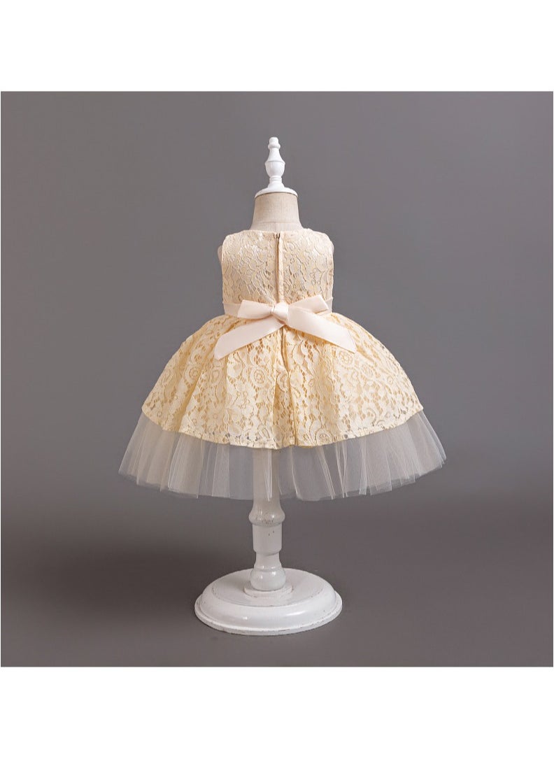 Children's Party Dresses Age 1-6 Summer Girls Dacron Skirt
