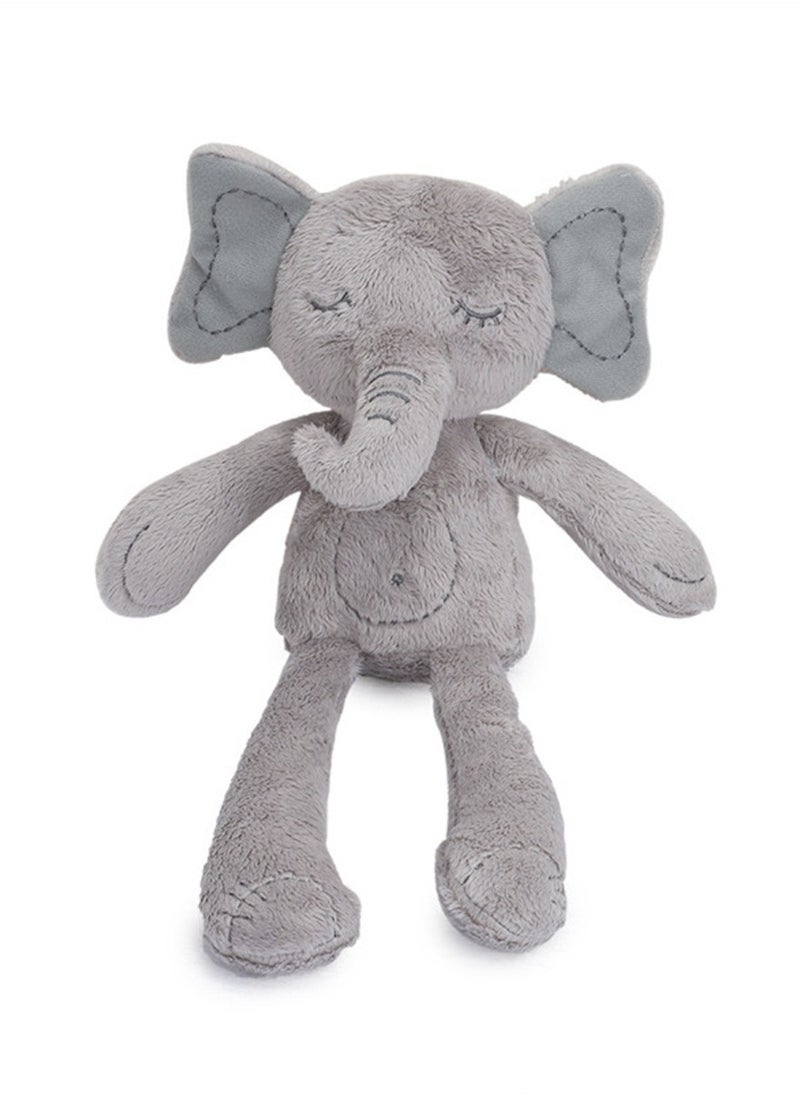 Long-legged Elephant Plush Soothing Baby Toy 20*38cm Grey