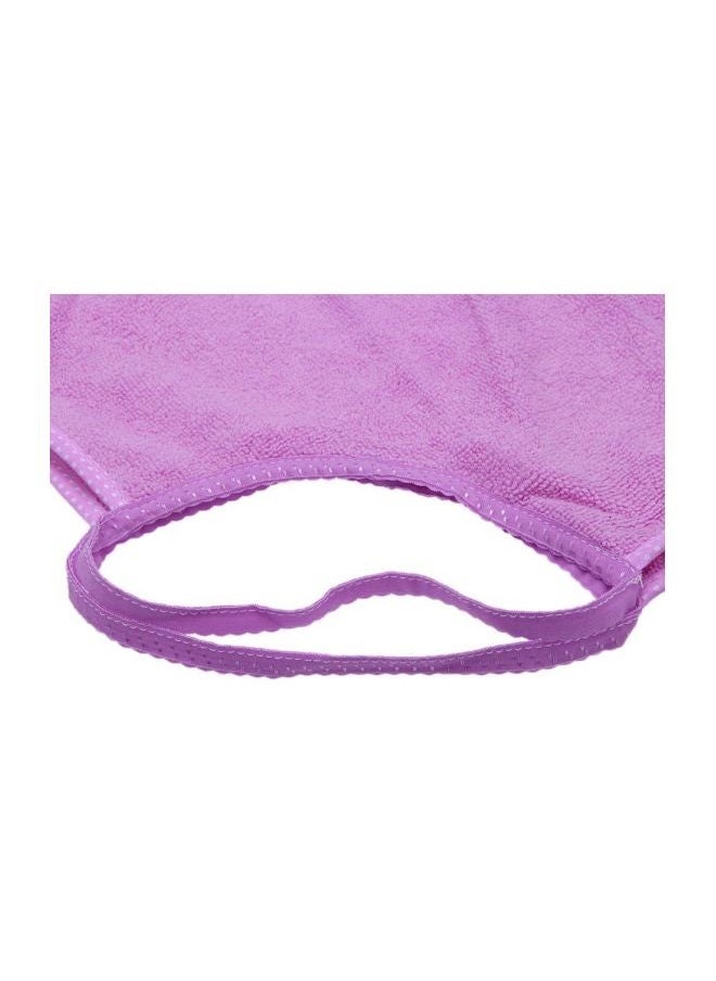 Fabric Bath Wearable Towel Purple 28x5x20cm