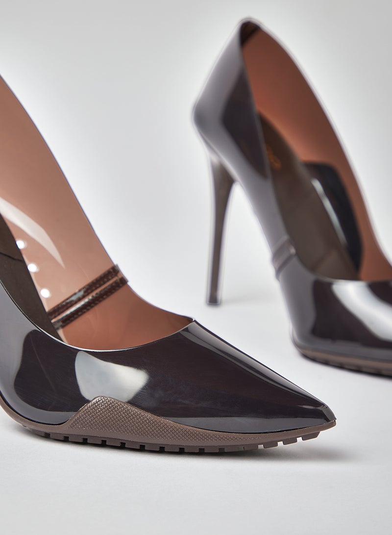 Sculptclear Pumps Dark Brown