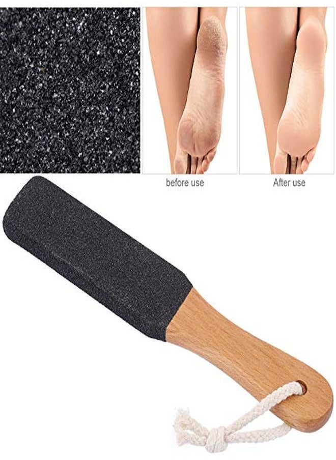 Ces Foot File Callus Remover Heel Grater Wooden Handle Foot Scrubber Pedicure File Foot Filer For Dead Skin Professional