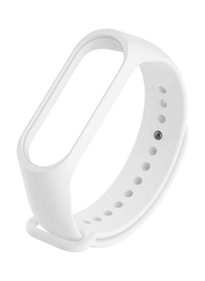Xiaomi Mi Band 7 Replacement Strap Soft Silicone Watch Band Sport Wristband Bracelet Compatible with Mi Band 7 Smart Fitness Tracker 2022 Release White