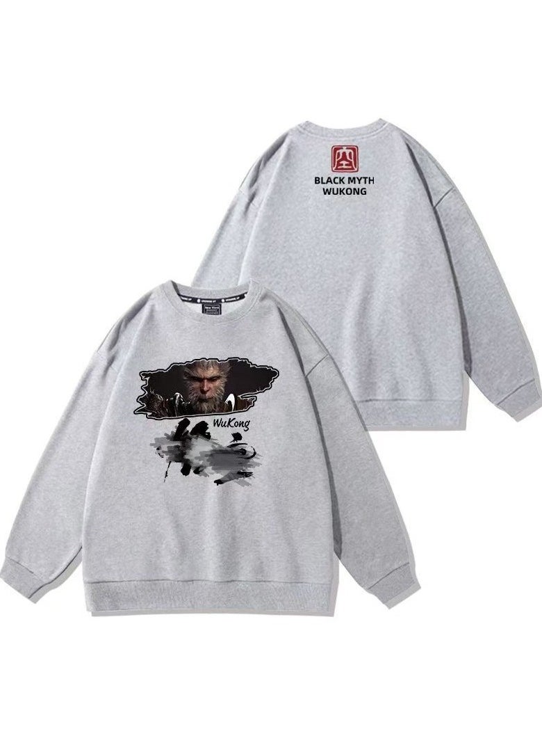 Black-Mythical Wukong Loose Hoodie