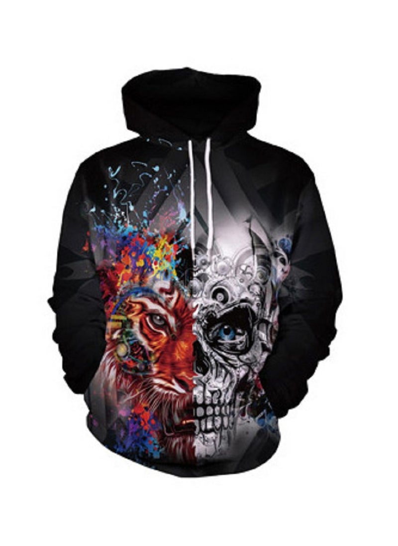 Star Sky Leo Large Long Sleeve Hooded Sweater