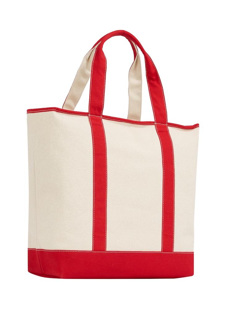 Logo Detail Zip Over Tote