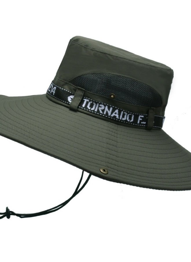 Men's Sunscreen Fisherman Hat Army Green