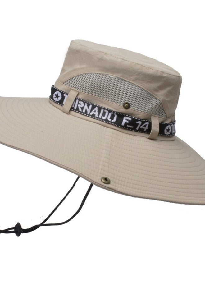 Men's Sunscreen Fisherman Hat Beige