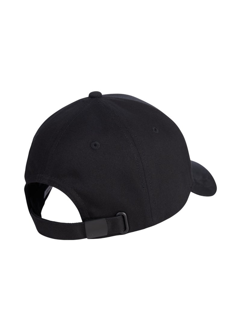 Men's Center Cap - Cotton, Black
