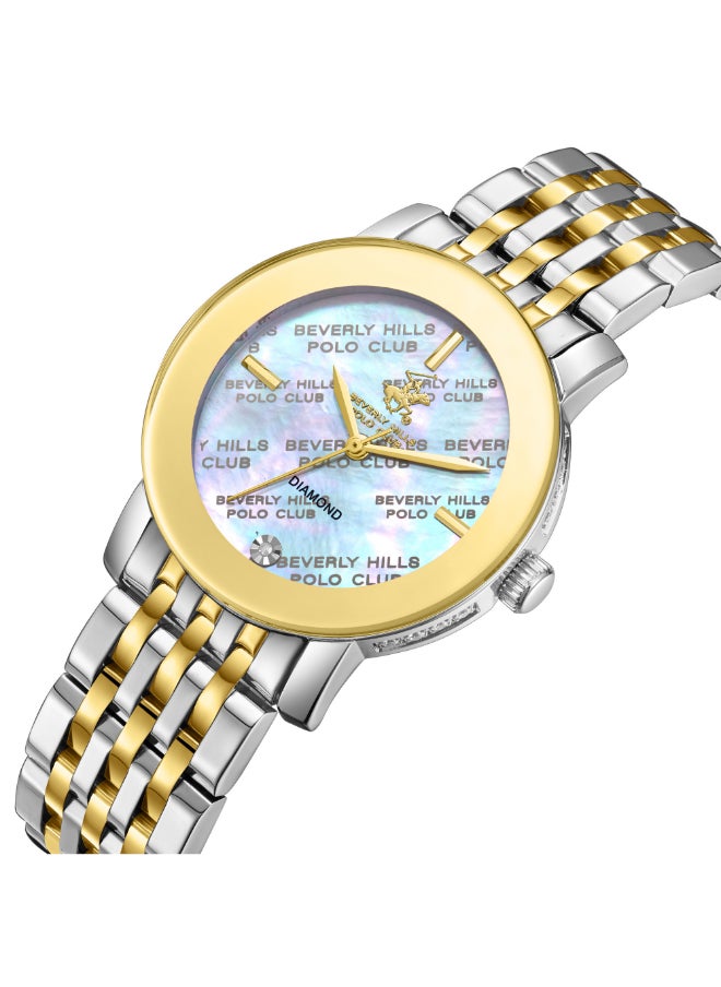 Women Analog Mother of Pearl Dial Watch - BP3670C.220