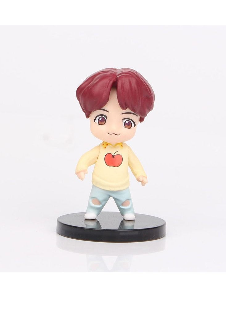 7-Piece BTS Bangton boys miniature statue series model desktop car ornaments