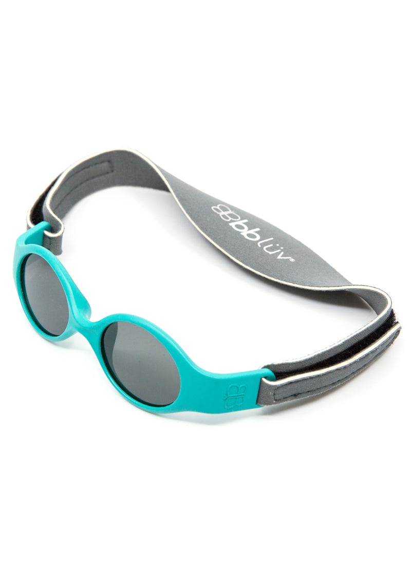 Sölar Mini - Unbreakable Baby & Toddler Sunglasses | 100% UV Protection | Flexible & Lightweight Frame | Adjustable Soft Strap | Safe, Durable & Stylish | Ages 0-2 Years