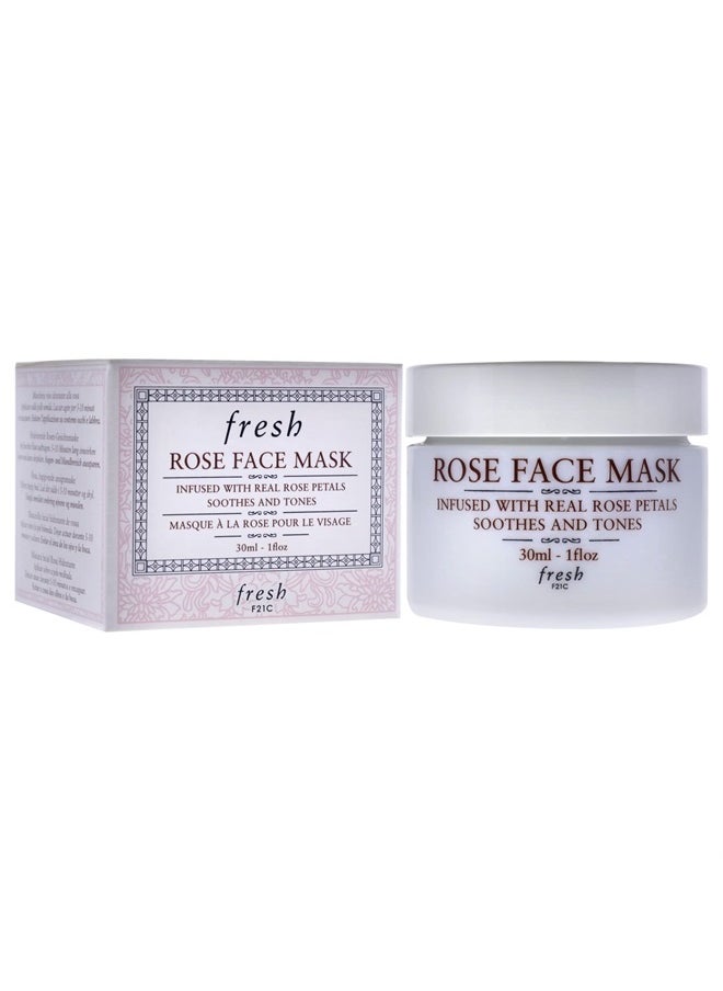 Rose Face Mask Mask Women 1 oz