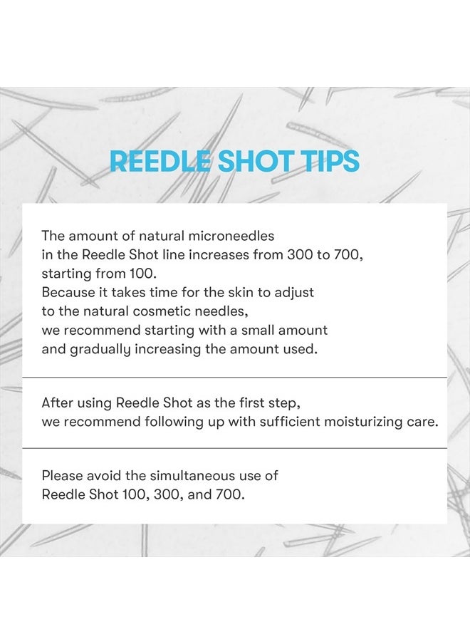Hydrop Reedle Shot 300hL, Hyaluronic Acid Microneedling Serum, Intensive Hydrating & Moisturizing Exosome, Light-Weight, Soft Skin, Glass Skin, Korean Skin Booster, 1.69 Fl Oz.(50ml)