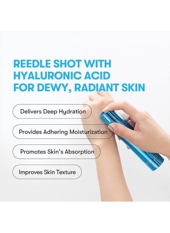 Hydrop Reedle Shot 300hL, Hyaluronic Acid Microneedling Serum, Intensive Hydrating & Moisturizing Exosome, Light-Weight, Soft Skin, Glass Skin, Korean Skin Booster, 1.69 Fl Oz.(50ml)