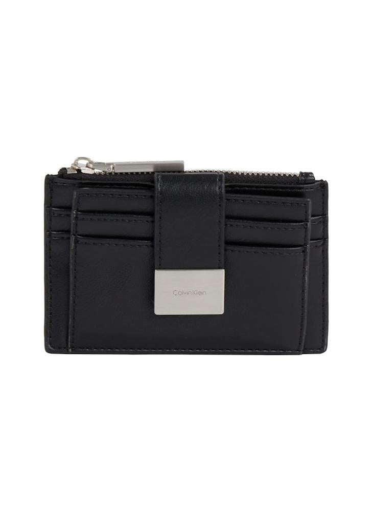 HARDWARE SNAP TOP ZIP CARDHOLDER