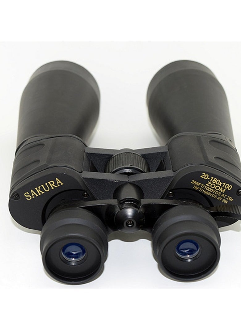 Magnification factor of 10-30 times handheld straight binoculars
