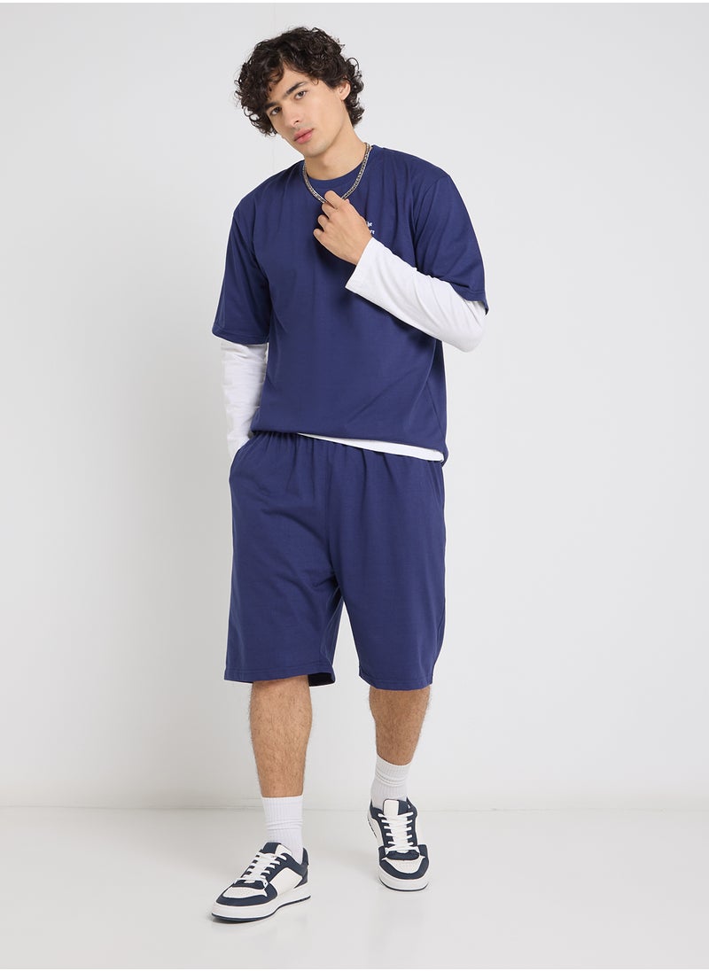 Graphic T-Shirts And Shorts Sets