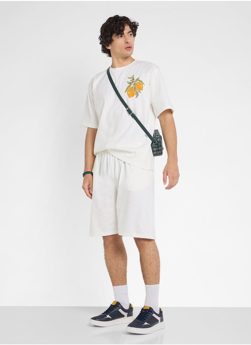 Graphic T-Shirts And Shorts Sets