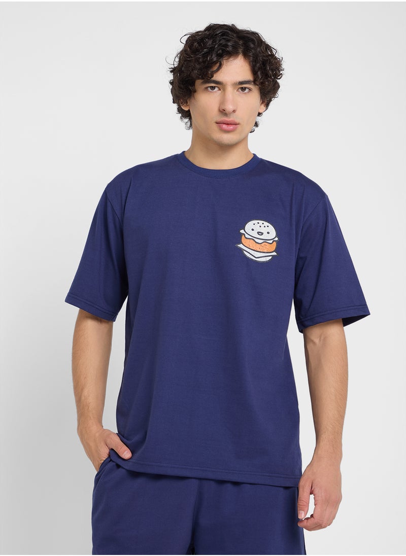 Graphic T-Shirts And Shorts Sets