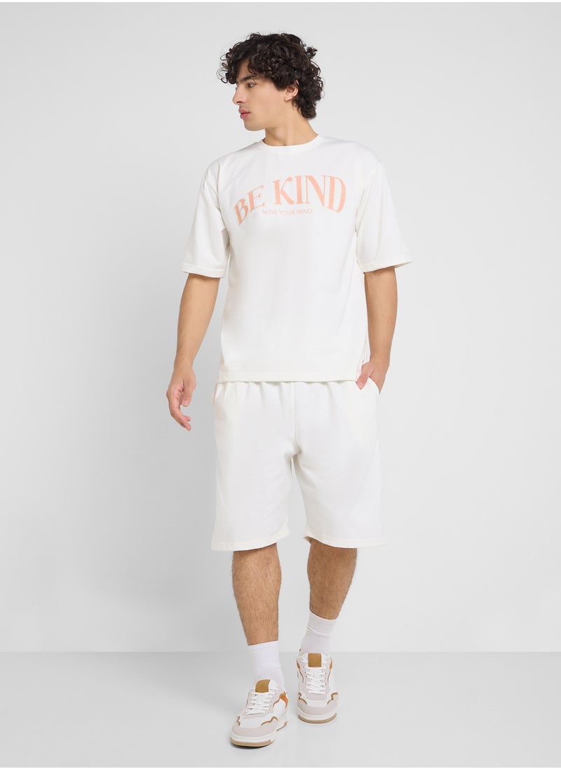 Graphic T-Shirts And Shorts Sets