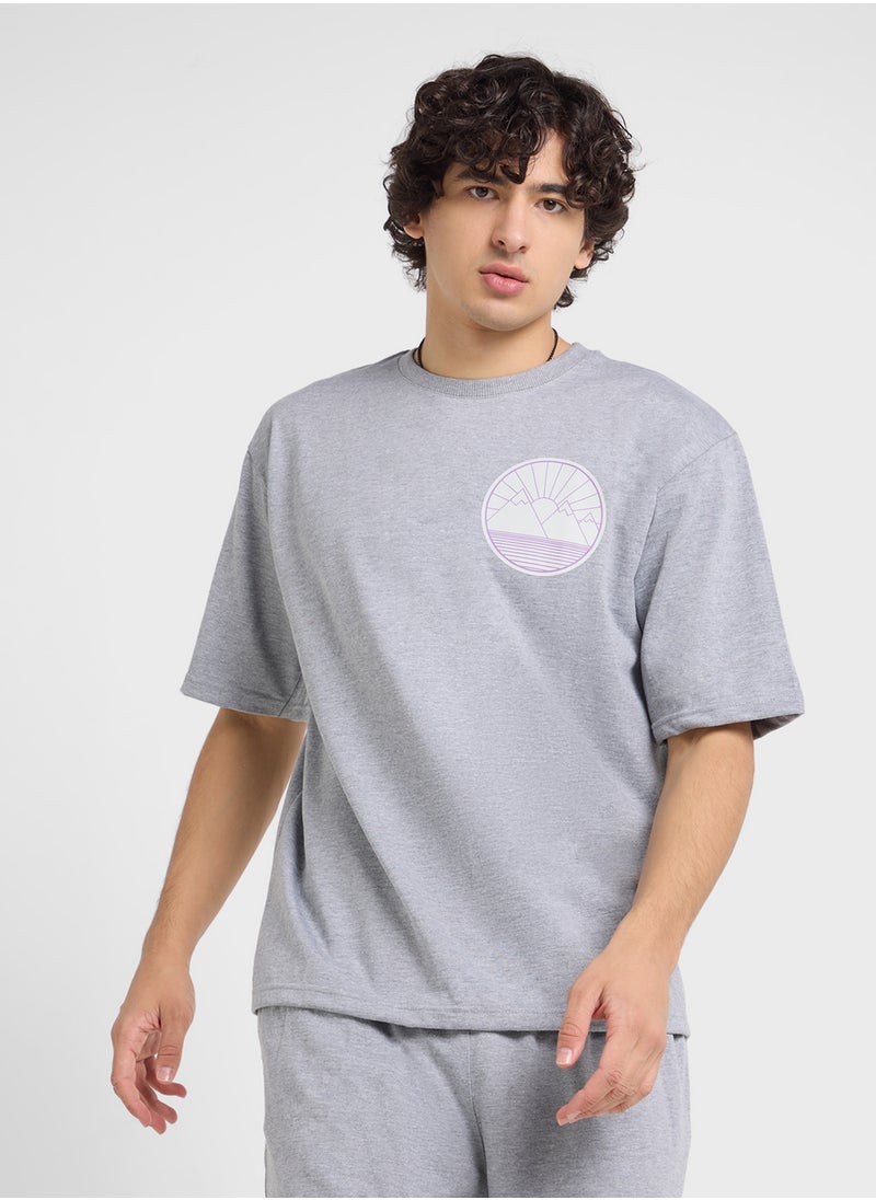Graphic T-Shirts And Shorts Sets