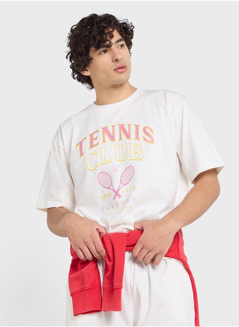 Graphic T-Shirts And Shorts Sets