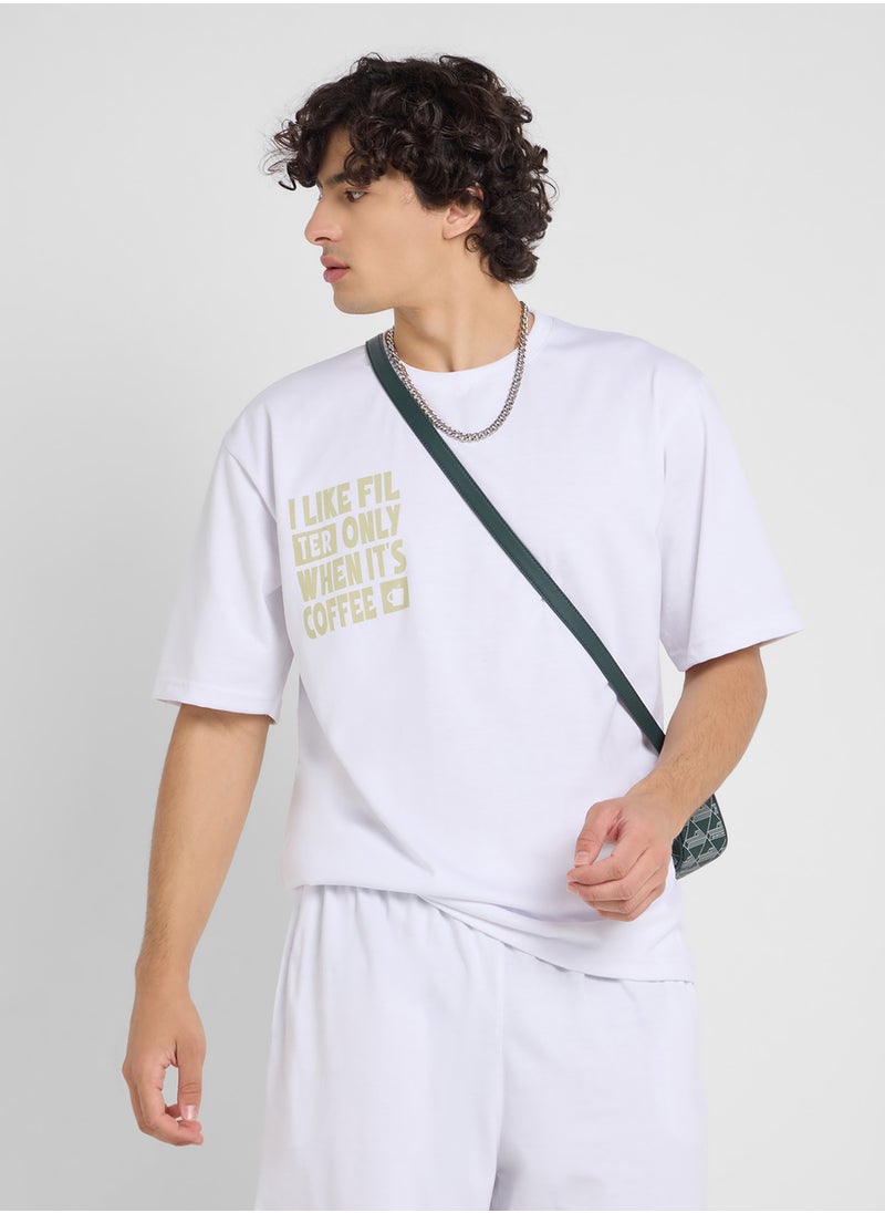 Graphic T-Shirts And Shorts Sets