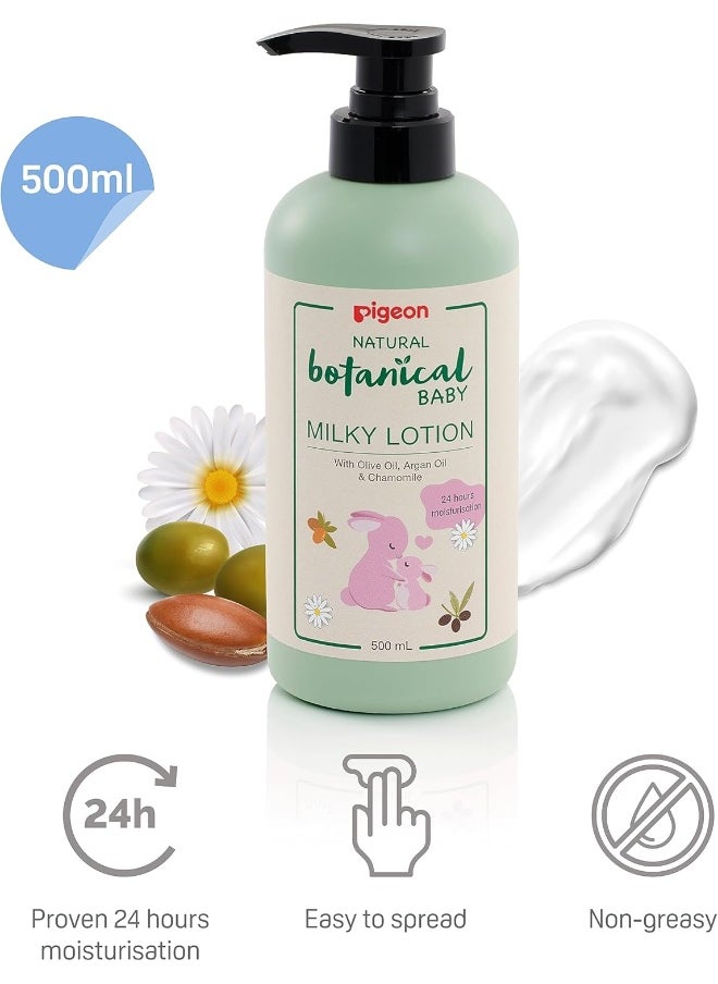Pigeon Natural Botanical Baby Milky Lotion 500ml