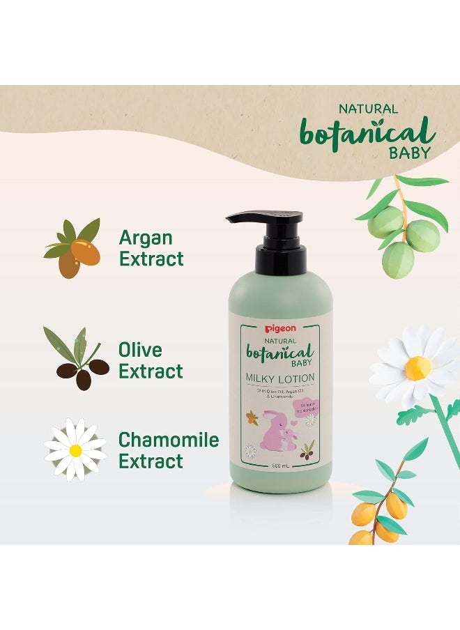 Pigeon Natural Botanical Baby Milky Lotion 500ml