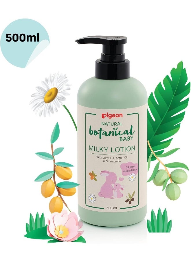 Pigeon Natural Botanical Baby Milky Lotion 500ml