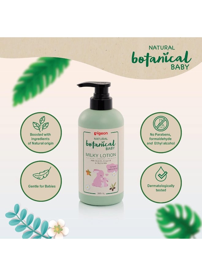 Pigeon Natural Botanical Baby Milky Lotion 500ml