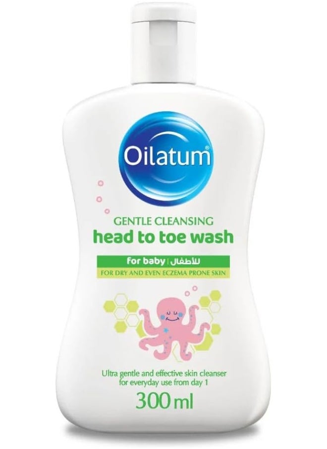 Baby Gentle Cleansing Head To Toe Wash 300ml