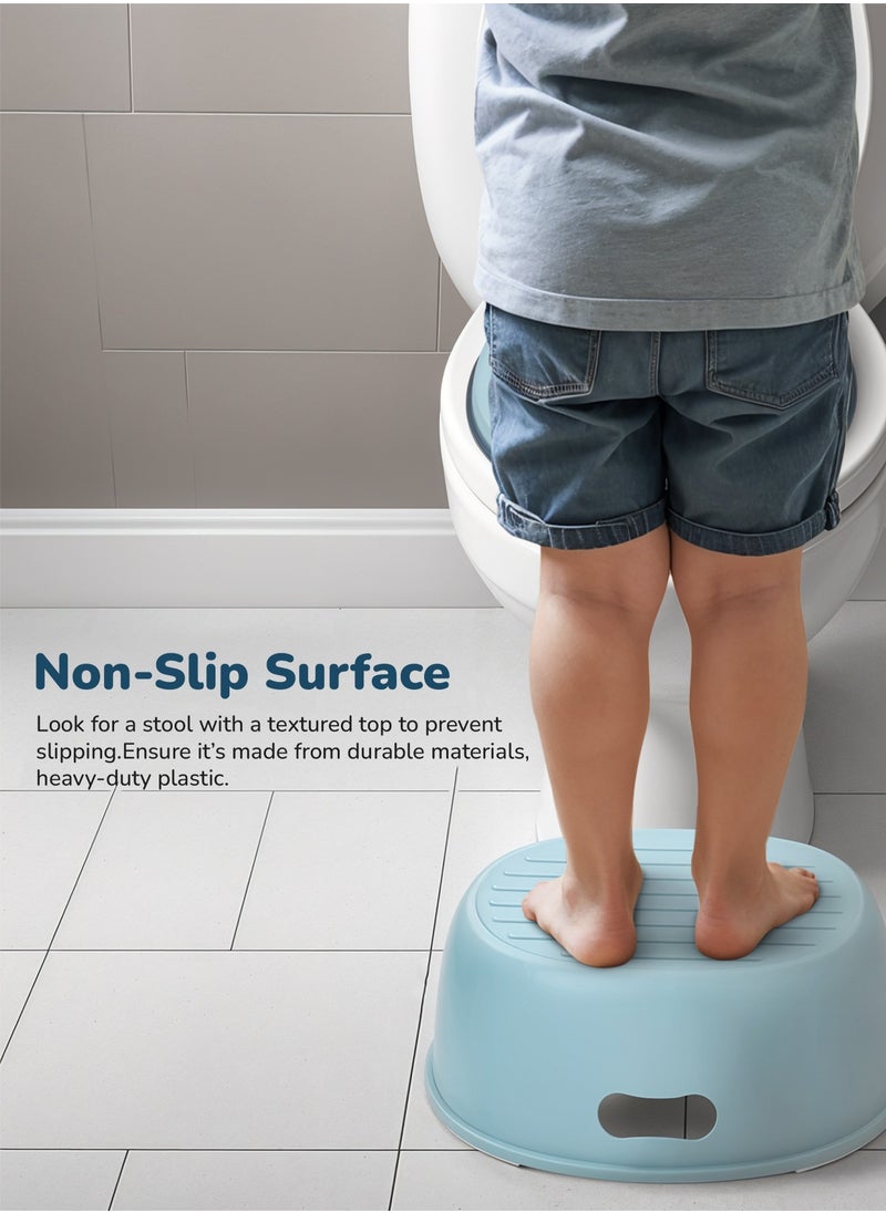 Baybee 3 in 1 Nando Baby Potty Seat For Kids, Baby Potty Training Seat Chair With Splash Guard & Potty Step Stool for Toddlers Kids Western Toilet Seat Potty Seat For 0 to 5 Years Boy Girl Blue