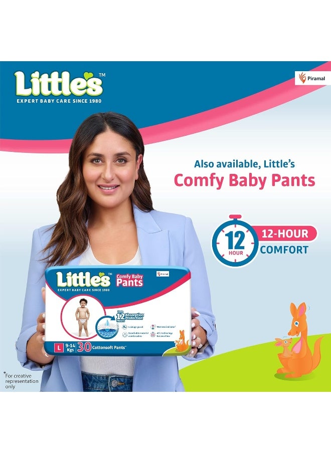 Little's Soft Cleansing Baby Wipes Lid, 80 Wipes (Pack of 5)