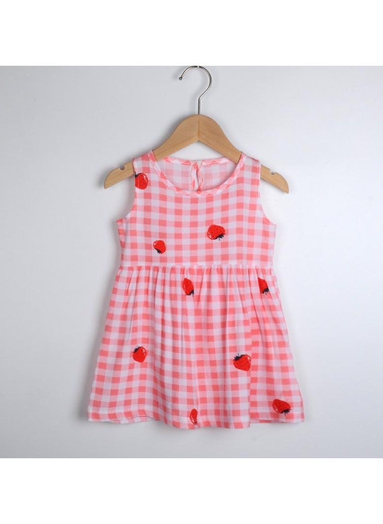 Girls Summer  Halter Dress  Cotton  Children Floral Dress