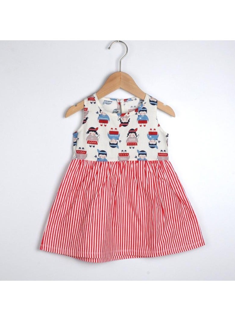 Kids Dress Summer Cotton Princess Gown