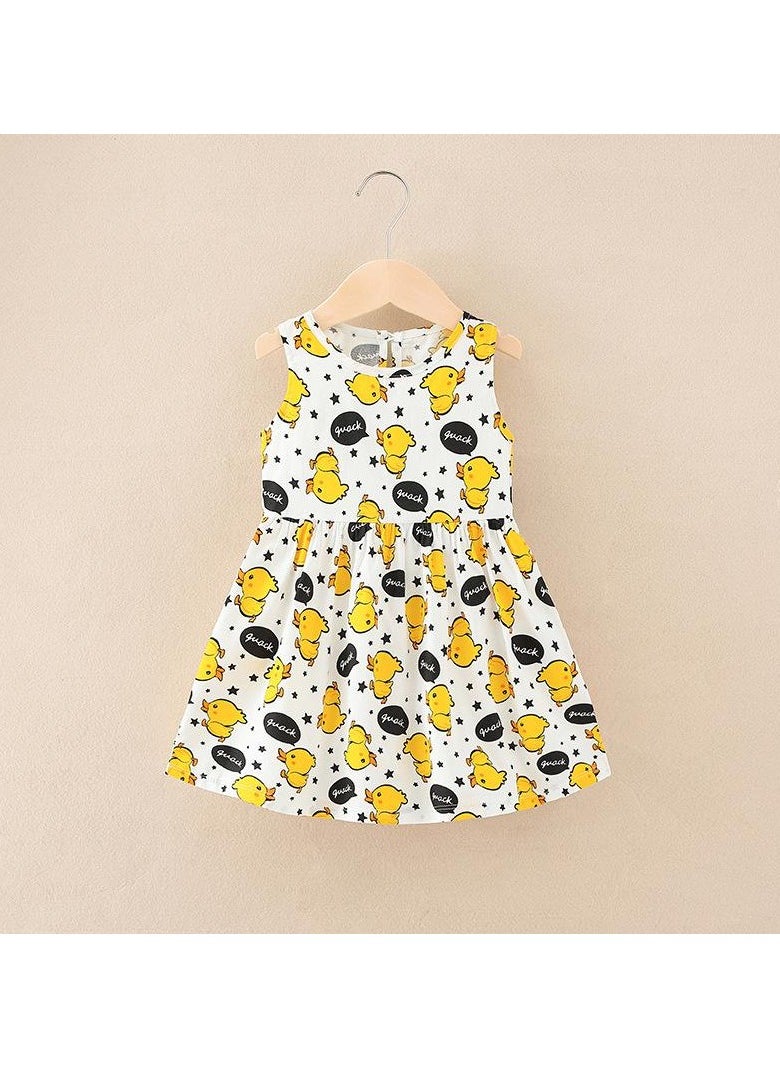 Kids Dress Summer Cotton Princess Gown