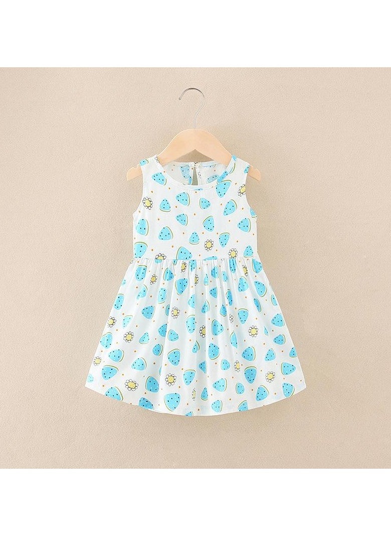 Kids Dress Summer Cotton Princess Gown