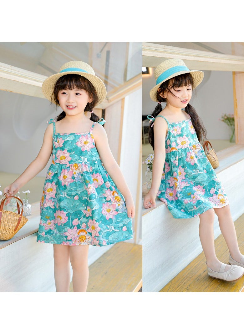 Summer Girl Children's Floral Cotton Dress