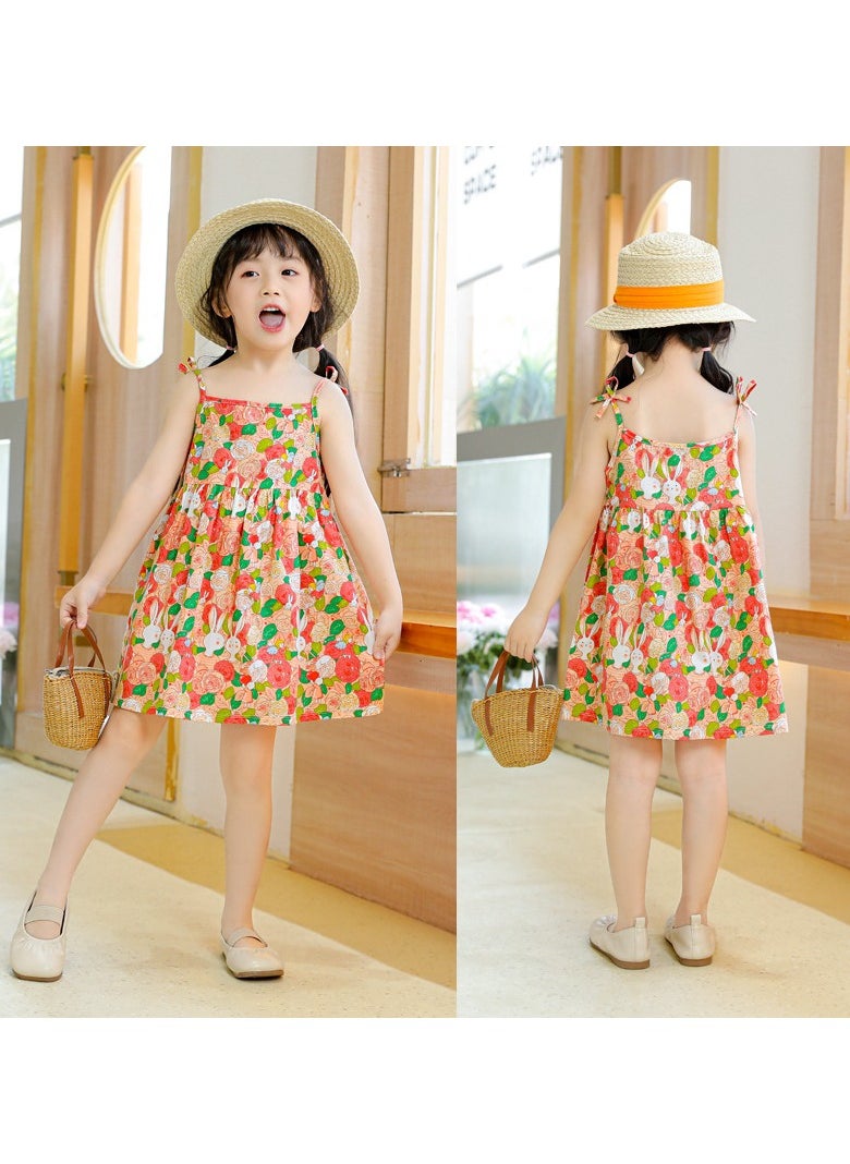 Summer Girl Children's Floral Cotton Dress