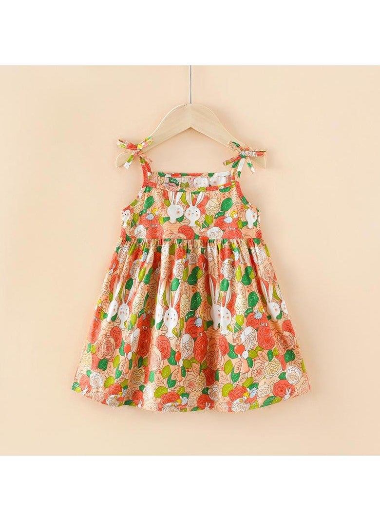 Summer Girl Children's Floral Cotton Dress