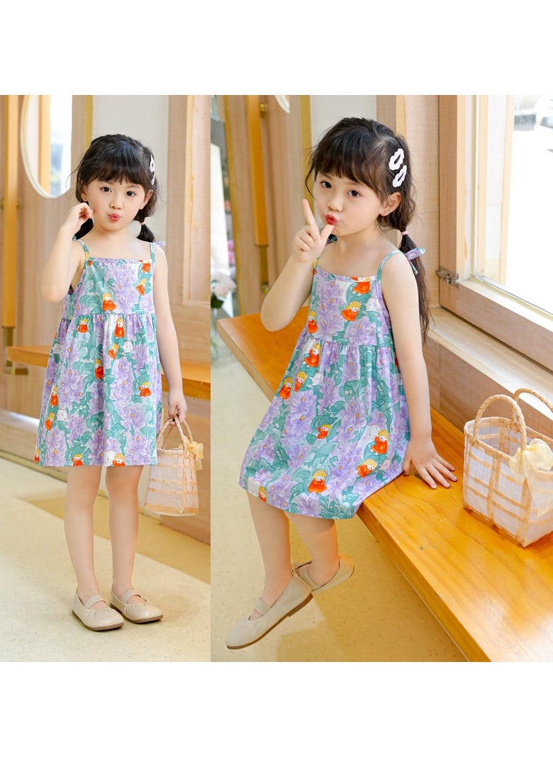 Summer Girl Children's Floral Cotton Dress