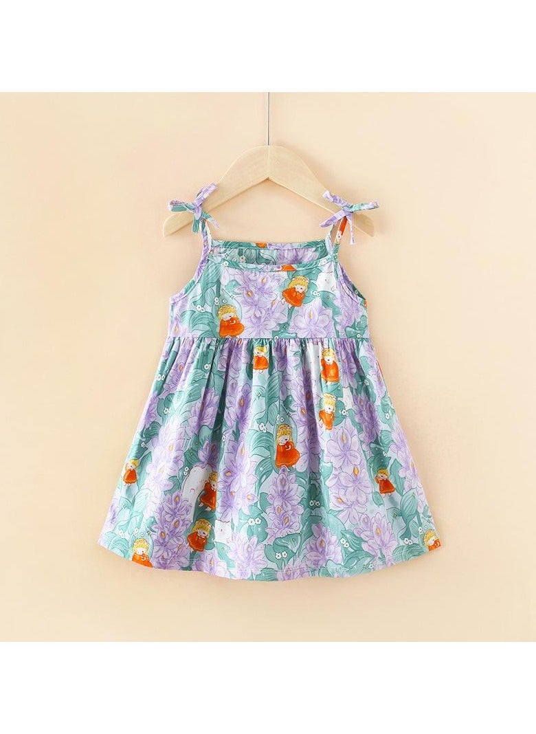 Summer Girl Children's Floral Cotton Dress