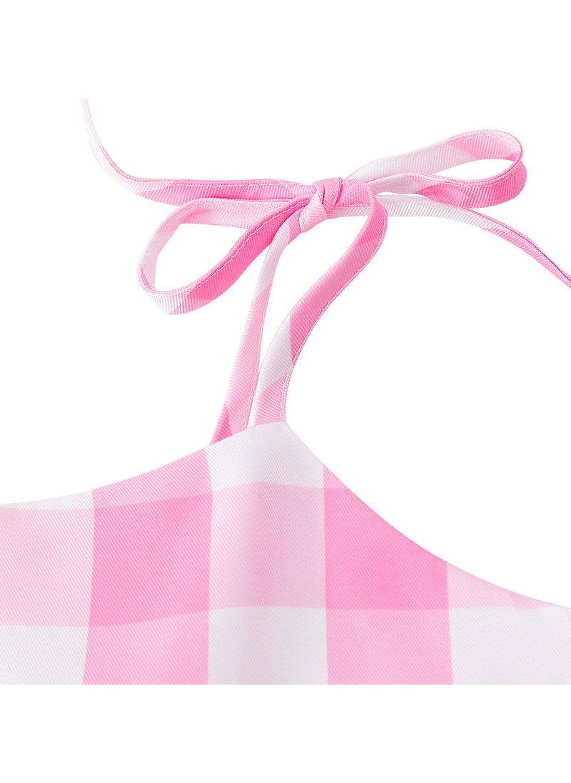 Barbie Dress For Children's Cosplay Clothing DJS114 Barbie dress + tiara Pink