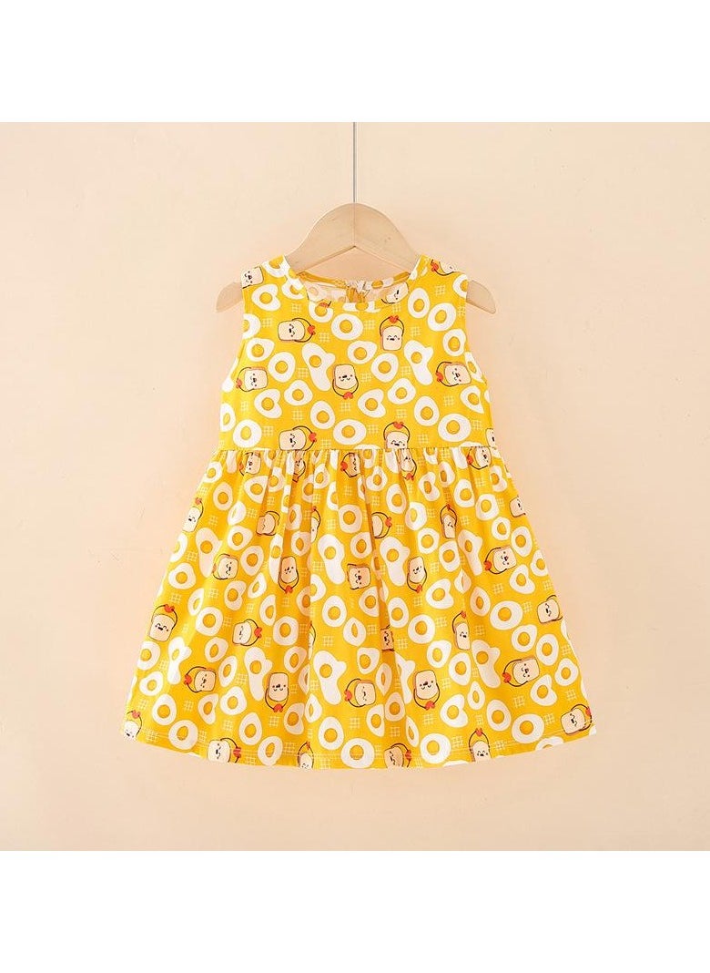 Kids Dress Summer Cotton Princess Gown