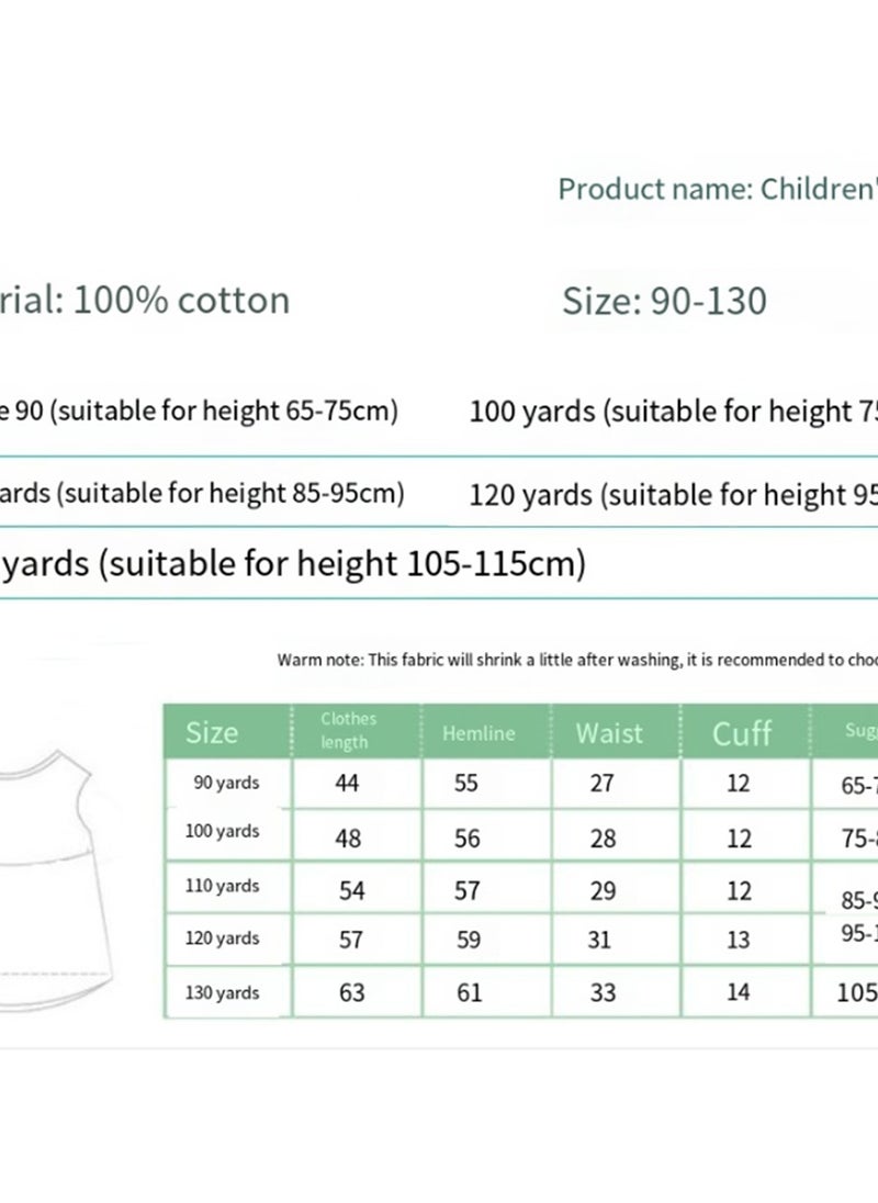 Kids Dress Summer Cotton Princess Gown