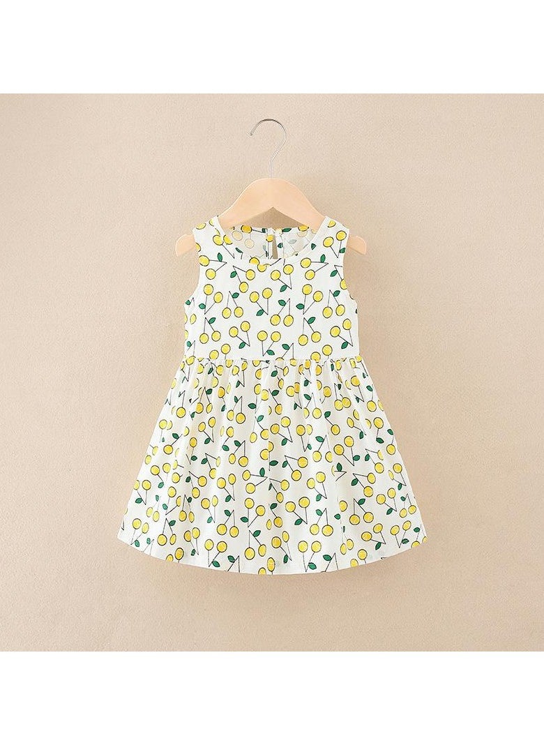 Kids Dress Summer Cotton Princess Gown