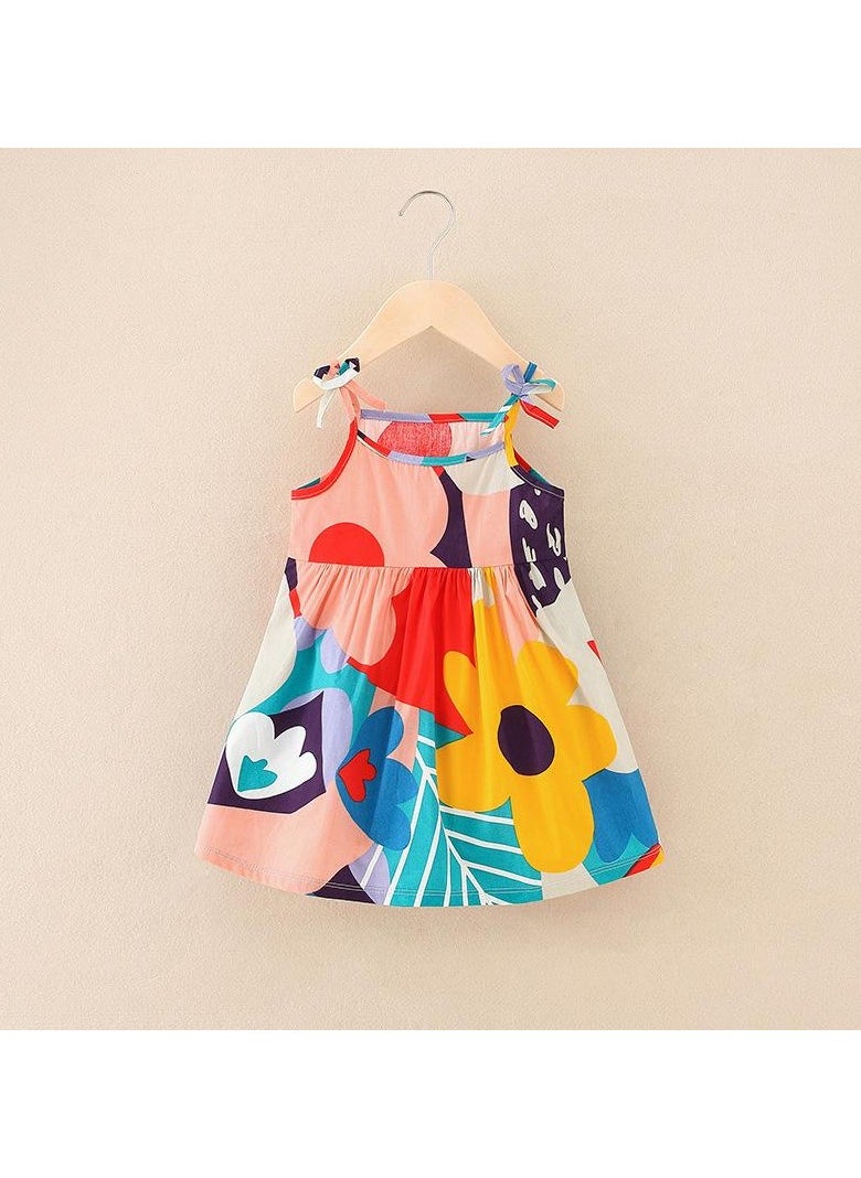 Summer Girl Children's Floral Cotton Dress